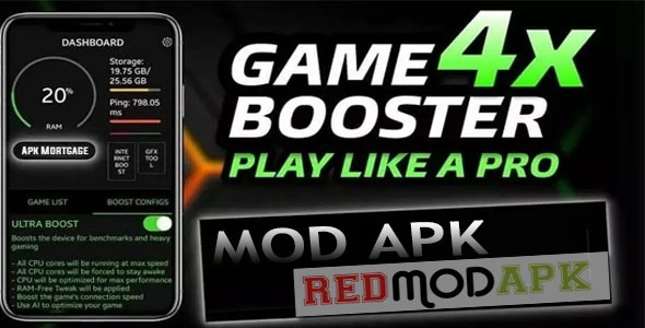 Game Booster 4x Faster Pro MOD APK